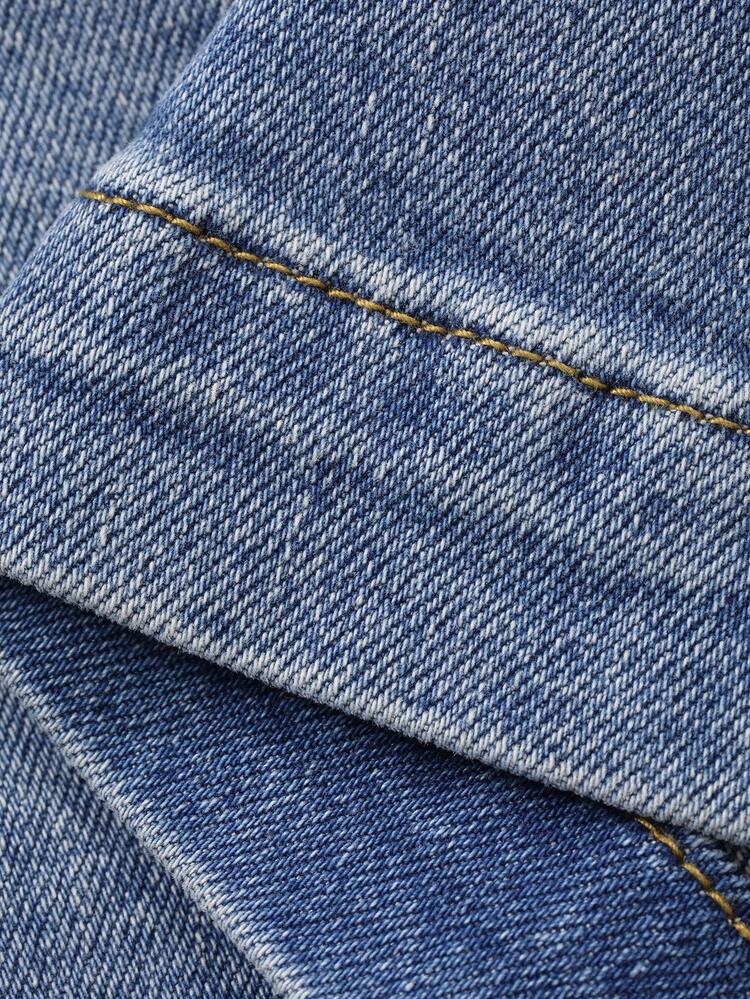 Women's Mid-Rise Slim Fit Fashionable Summer Casual Versatile Flare Leg Jeans