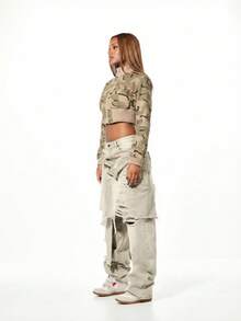 SUMWON WOMEN Women Denim Jackets & Coats - Beige - View 3