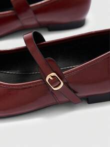 CUCCOO BIZCHIC Women Flats Spring Shoes For Daily Wear - Burgundy - View 7