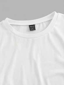 Modmama Maternity Casual Solid Color Short Sleeve T-Shirt For Summer - Multicolor - View 4