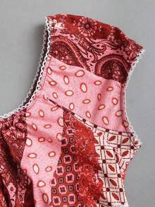 Sweetra Y2K Lace Trim Versatile Slimming Casual T-Shirt - Multicolor - View 6