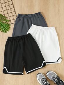 Teen Boys' Summer Casual Multi-Pack Sports Shorts - Multicolor - View 3