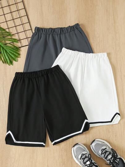 Quần short thể thao mùa hè thường ngày dành cho thiếu niên (gói nhiều chiếc)