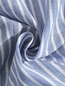 Franclia 女士条纹前系带背心和裙裤休闲两件套 - 彩色 - 查看 6