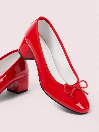 CUCCOO DOLLMOD Women's Fashion Bow Mary Jane High Heel Shoes