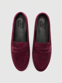 CUCCOO BIZCHIC 女士平底鞋 - 酒紅色 - 查看 10