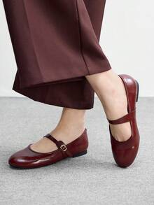 CUCCOO BIZCHIC Women Flats Spring Shoes For Daily Wear - Burgundy - View 5
