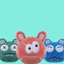 PETSIN 创意毛绒猫玩具，造型奇特，内置发声纸，可与猫咪互动玩耍 - 彩色 - 查看 6