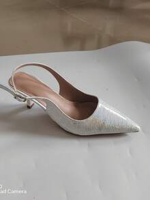 CUCCOO SZL Zapatos de tacón alto de punta elegantes y de moda para fiestas - Blanco - Ver 14