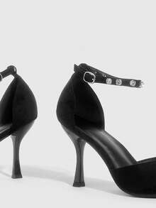 CUCCOO SZL Zapatos de tacón alto para mujer - Negro - Ver 9