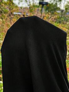 SHEIN Embroidered Maternity Casual Short Sleeve Dress - Black - View 7