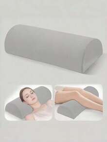 Leg & Knee Memory Foam Pillow, Semicircular Contoured Support For Back, Hip, Spine Alignment, Washable Pillowcase - Ideal Gift For Side Sleepers, Home & Travel Use. - Multicolor - View 17