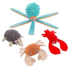 PETSIN Funny And Cute Plush Dog Toys With Various Animal Shapes, Including BB Barking Sounds And Interactive Play For Dogs - Multicolor - View 5