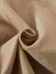 Souflis Souflis 幼儿男童趣味野生动物印花短袖衬衫短裤套装，春夏度假休闲装 - 卡其色 - 查看 6