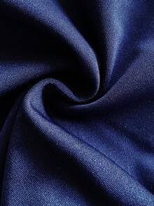 Franclia 无肩带露脐上衣，收腰设计，秋冬季迷人女士无肩带衬衫 - 藏蓝色 - 查看 4