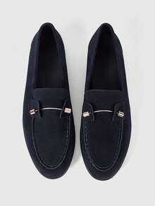Sleekvia Casual Versatile Commuting Fringe Decor Flat Loafers - Blue - View 2