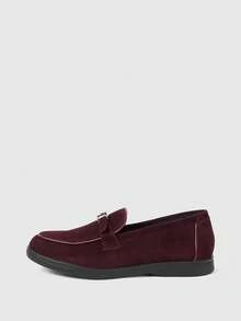 Sleekvia Casual Versatile Commuting Fringe Decor Flat Loafers - Red - View 7