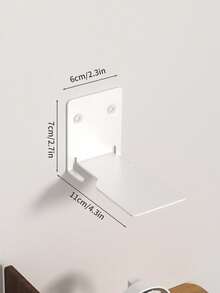 1/2/4/8 件装现代隐形悬浮书架，壁挂式多功能储物架，适用于家庭、办公室和书房 - 无需用电 - 彩色 - 查看 17