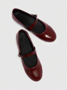 CUCCOO BIZCHIC Women Flats Spring Shoes For Daily Wear - Burgundy - View 10