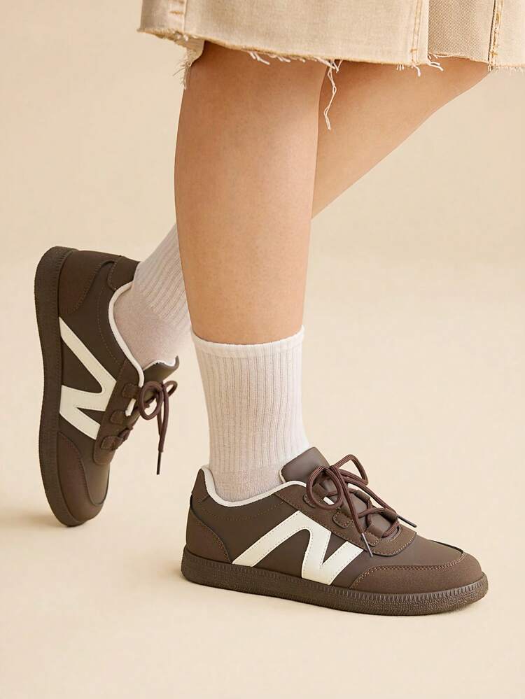 CUCCOO EASI Women's New Spring Classic Casual Sneakers, Vintage Style Comfortable Flat Lace-Up Cheetah Print Casual Shoes For Women Sneakers Spring Shoes Easter Tainers