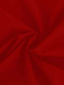 GlowEve CURVE 大码优雅3D立体花卉褶皱长袖连衣裙 - 紅色 - 查看 3