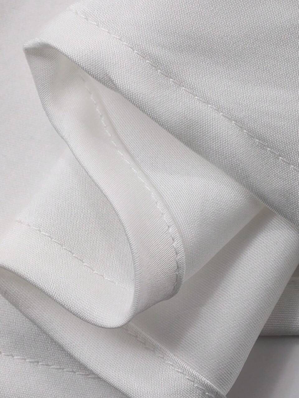 Women's Solid Color Deep V-Neck Fashion Elegant Camisole Tank Top, Summer Vacation Outfit, Women's Party Evening Wear White Halter Top