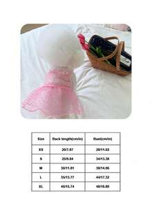 PETSIN 透气网眼连衣裙，适用于狗狗和猫咪，包括泰迪犬、博美犬、贵宾犬、比熊犬和其他小型犬种。 - 彩色 - 查看 6