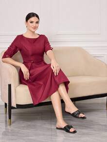 Sleekvia 女士舒适平底耐磨多功能金属户外拖鞋 情人节 - 黑色 - 查看 6