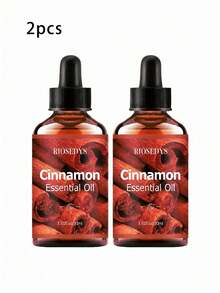 1pc/2PcS Cinnamon Essential Oil, Suitable For Use In Aromatherapy And Humidifiers, Scented Candles And Home Goods,Its Elegant Bottle Design Makes It An Ideal Birthday, Halloween, And Christmas Gift. - Multi Scents - View 6