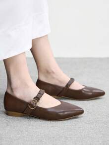 CUCCOO BIZCHIC 女士平底鞋 - 巧克力棕 - 查看 4