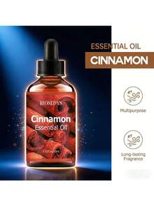 1pc/2PcS Cinnamon Essential Oil, Suitable For Use In Aromatherapy And Humidifiers, Scented Candles And Home Goods,Its Elegant Bottle Design Makes It An Ideal Birthday, Halloween, And Christmas Gift. - Multi Scents - View 10