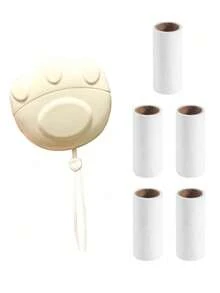 Madebyblanc 1 Pc Luxury Cream-Style Cat Claw Mini Lint Roller | Portable Tear-Away Roller For Home & On-The-Go Clothing Lint Removal - Multicolor - View 15