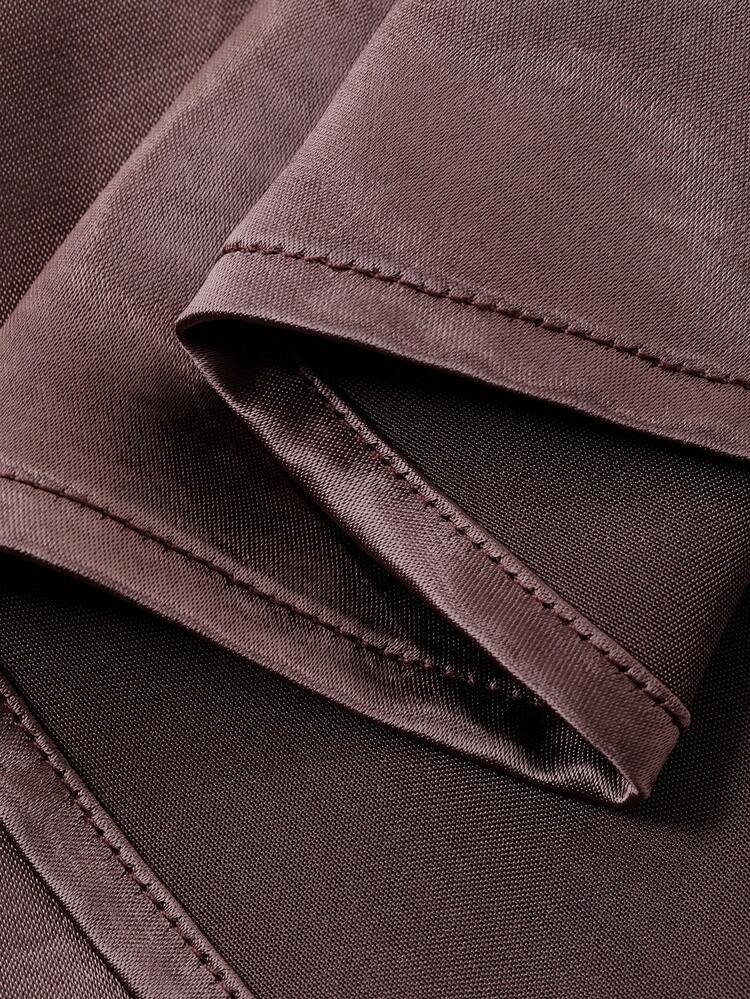 Women's Solid Color Minimalist Everyday Skirt Business Casual Woman