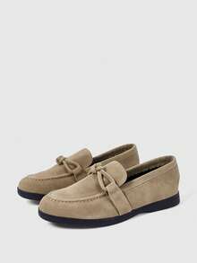 Sleekvia Casual Versatile Commuting Fringe Decor Flat Loafers - Apricot - View 10