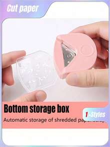 1 pieza Cortador de esquinas redondas, Herramienta de bisel R4, Redondeador de papel y fotos, Recortador de esquinas de películas laminadas, Recortador de ángulos para tarjetas, Útiles escolares, Regreso a clases - Multicolor - Ver 2