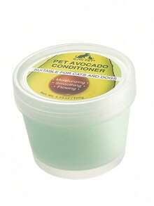 1pc/2pcs Natural Pet Conditioner -With Olive & Avocado Oil, Deeply Moisturizes, Softens, & Conditions Dry Coat & Hair,Effortlessly & Adds Radiant Shine For All Dogs, Cats, & Puppies - 100g - View 8