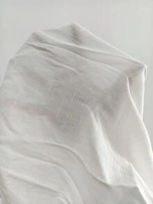 Swim Vcay 女士白色编织拼接竹结流苏镂空休闲沙滩罩裤 - 白色 - 查看 3