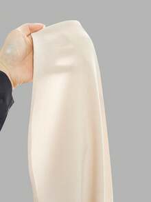 Firerie Kids Đầm chữ A màu kaki thanh lịch dành cho bé gái tuổi teen, thích hợp mặc đi làm hàng ngày, kiểu dáng bất đối xứng vai, có thắt lưng. - Màu Khaki - Xem 4