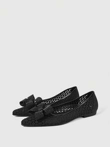 Sleekvia Women Flat Sandals Valentine's Day - Black - View 10
