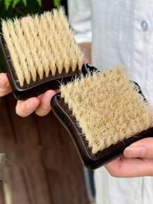 Madebyblanc 1 Stück weiche und harte zwei Arten Bürste, natürliche weiche Peeling-Bürste für trockene Haut, natürliche Borsten Körperpeeling-Tool, fördert die Durchblutung, weich elastisch, geeignet für Schlafzimmer, Badezimmer und Outdoor-Gebrauch - Mehrfarbig - Übersicht 6