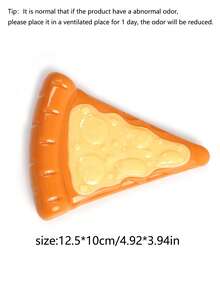 PETSIN 1PC Pizza Waffle Cake - Chewy And Tooth-Friendly. Doggy Chew Toy. Made Of Nylon. Won't Break Easily. Pet Toy. - Multicolor - View 7