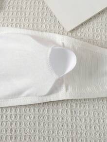 SHEIN 2pcs/Set Tween Girls' Minimalist Comfortable Padded Soft Skin-Friendly Camisole Bra Set, White Tube Top With Bra, White Tube Tops, Tube Top Set, Strapless Bandeau Bra, 2 Pcs Tween Girl Knitted Ribbed Tube Top Camisole Set - White - View 4