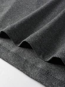 Manfinity Homme Men's Letter Embossed Casual Versatile Tank Top - Dark Grey - View 5