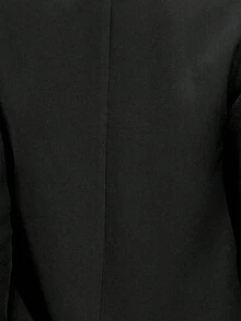 Aveloria Modichic Solid Long Sleeves Casual Double Breasted Lapel Neck Blazer  - Black - View 6