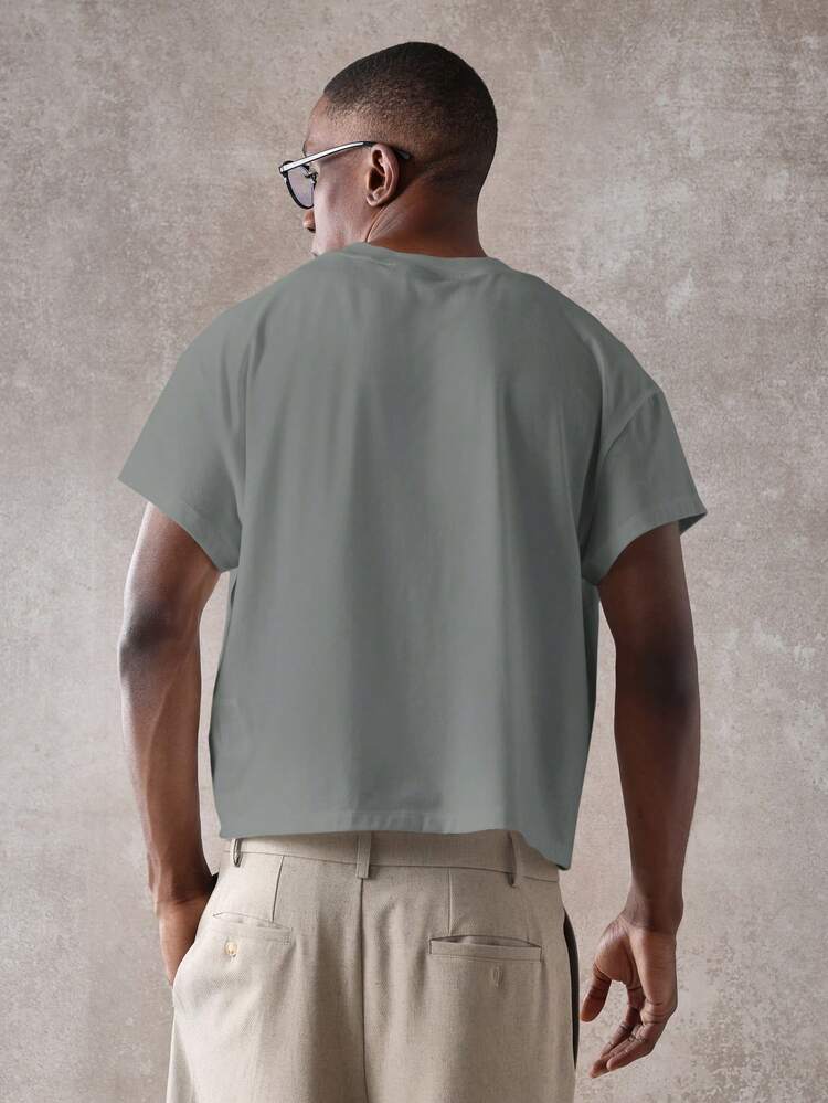 Essential Cropped Fit Kurzarm-T-Shirt