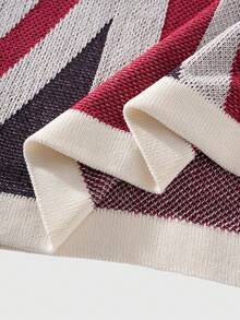 ROMWE MEN Men's Sleeveless Fashionable Knit Casual Versatile Jacquard Distressed Tank Top - Multicolor - View 6