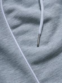 STYNVO Men's Drawstring Waist Pocket Casual Versatile Daily Wear Shorts - Black - View 4