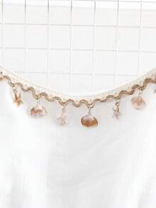 GlowEve 法式优雅无袖吊带连衣裙，收腰设计，适合夏季海滩度假，优雅迷人 - 白色 - 查看 6