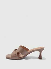 CUCCOO BIZCHIC Women Heeled Sandals Spring Shoes - Maroon - View 10