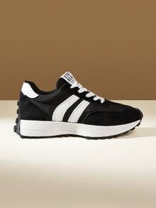 CUCCOO EASI Women's Stylish Black Sneakers - Fashionable & Comfortable Daily Casual Shoes - Black - View 1